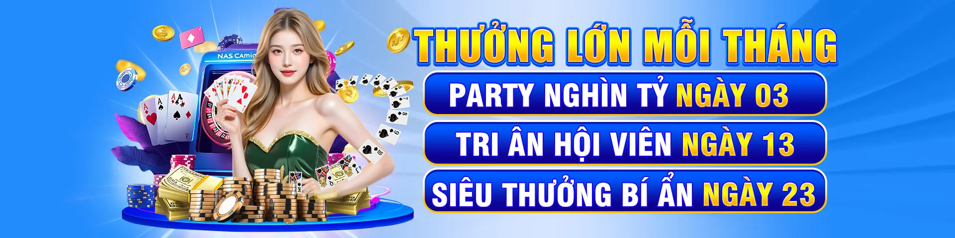Hình ảnh người chơi vui vẻ với các biểu tượng tiền thưởng